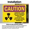 Signmission Radiation & Laser Sign, 7 in H x 10 in W, Vinyl Decal, Rectangle OS-2PACK-CR-D-710-L-10138 - alternate 5